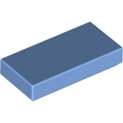 3069b-42 Tegel 1x2 blauw, midden NIEUW *1L108+9+10