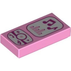3069bpb0175-104G Tegel 1x2 mobiele telefoon roze, helder gebruikt *5T02-18