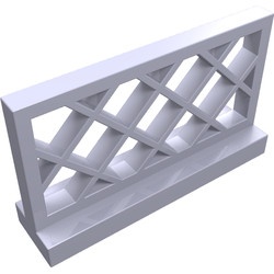 3185-44G Hekwerk 1x4x2 klassiek ruitpatroon violet, licht gebruikt *0D000