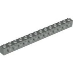 32018-9 Technic, steen 1x14 met 13 gaten lichtgrijs (klassiek) NIEUW *