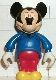 33254b Mickey Mouse Figure met blauwe trui rode broek NIEUW *0M0000