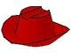 3629-5G Cowboyhoed (klassiek) rood gebruikt *0L0000