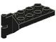 3639-11G Scharnier 2x4 met verhoogde koppeling verticaal (mannetje) zwart gebruikt *1D0000