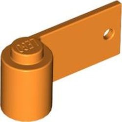 3821-4G Autodeur 1x3x1 rechts oranje gebruikt *1L385