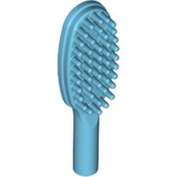 3852b-156 Haarborstel korte steel (10mm) blauw, middenazuur NIEUW *0L0000