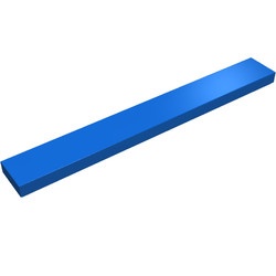 4162-7 Tegel 1x8 blauw NIEUW *1L116+17