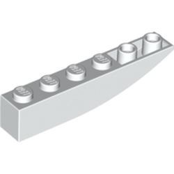 42023-1G Omgekeerde dakpan 6x1 rond wit gebruikt *1L000