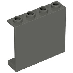 4215-10G Paneel 1x4x3 zonder zijschotten zie ook 60581 donker, grijs (klassiek) gebruikt *1L444