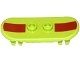 42511pb14-34 Skateboard donkerrode streep lime NIEUW *0D0000