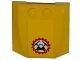 45677pb059-3G Wig 4x4x2/3 (motorklep) Mijnwerkers logo wit gebruikt *