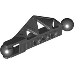 45749-11G Bionicle Rahkshi onderbeen zwart gebruikt *