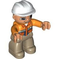 47394pb102G Duplo Lego Ville, bouwvakker gebruikt *