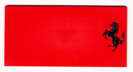 48288pb12L-5G Tegel 8x16 met Ferrari logo LINKS (Sticker) rood gebruikt *5T12-01