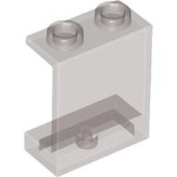 4864-13G Paneel 1x2x2 ZONDER zijschotten transparant zwart gebruikt *1L440