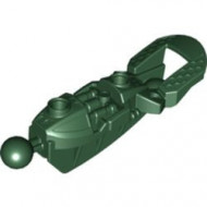 53548-80G Bionicle Toa Inika onderbeen groen, donker gebruikt *