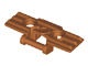 57518-150 Technic, Schakel rupsband breed met 2 gaten caramel, midden NIEUW *5D000