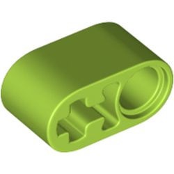 60483-34 Technic, Hefbalk 1x2 dik met PINGAT en ASGAT lime NIEUW *1DT00