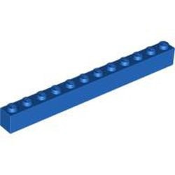 6112-7G Steen 1x12 blauw gebruikt *5K0000