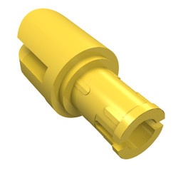 6217-3G Arm met pin en drie vingers geel gebruikt *5K000