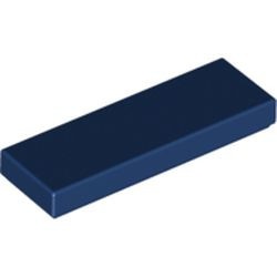 63864-63 Tegel 1x3 blauw, donker NIEUW *1L110+11