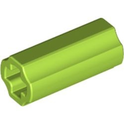 6538c-34 Technic, As koppelaar ribbels lengterichting lime NIEUW *0L0000