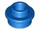 85861-7 Platte plaat 1x1 rond MET GAT IN MIDDEN blauw NIEUW *1L143