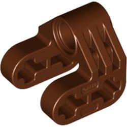 92907-88 Technic, As en pinkoppelaar (2x2 asgat zijkanten) bruin, roodachtig NIEUW *0L0000