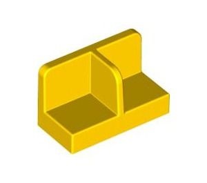 93095-3 Dubbel hoekpaneel 1x1x2 geel NIEUW *1L0000