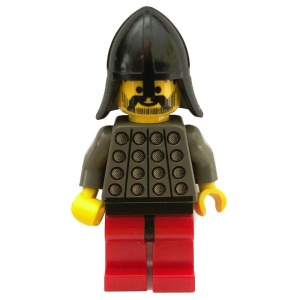 cas029G Frechts Knights - Knight 3, met Zwarte/rode benen gebruikt *0M0000