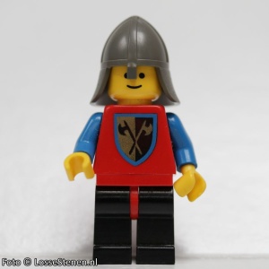 cas105G Crusader Axe - Neck-Protector, Zwarte benen gebruikt *0M0000