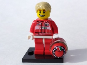col03-11 Coureur met helm en helmvizoer NIEUW *0M0000