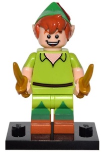 coldis-15 Disney- Peter Pan met standaard en twee messen NIEUW *0M0000