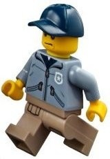 cty883 Mountain Police- Officer met donkerblauwe cap NIEUW *0M0000