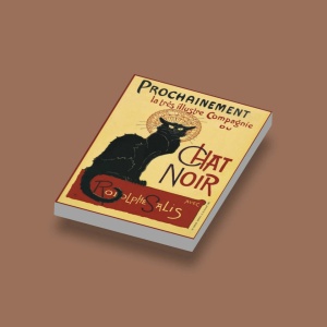 CUS1064 Le Chat Noir Wit NIEUW *0A000