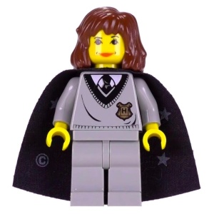 hp003G Hermione, Hogwarts Torso, Light Gray benen gebruikt *0M0000