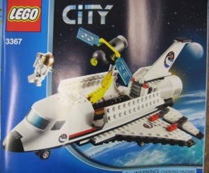INS3367-G 3367 BOUWBESCHRIJVING- Space Shuttle gebruikt *LOC BE