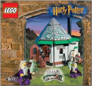 INS4707-G 4707 BOUWBESCHRIJVING- Harry Potter- Hagriods Hut gebruikt *