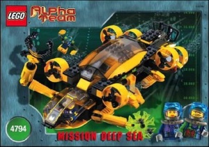 INS4794-G 4794 BOUWBESCHRIJVING- Alpha Team- Mission Deep Sea gebruikt *