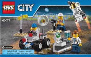 INS60077-G 60077 BOUWBESCHRIJVING- Space Starter Set gebruikt *