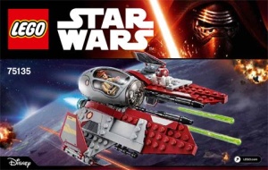 INS75135 75135 BOUWBESCHRIJVING- Obi-Wan's Jedi Interceptor NIEUW *LOC RBSW