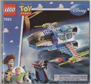 INS7593-G 7593 BOUWBESCHRIJVING- Buzz's Star Command gebruikt *