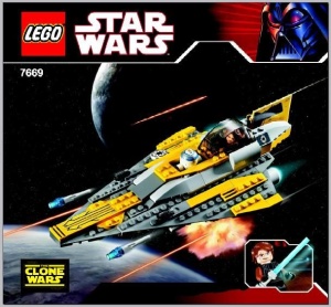 INS7669-G 7669 BOUWBESCHRIJVING- Anakin's Jedi Starfighter gebruikt *LOC RBSW