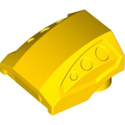 LEGO 44675-3 Dakpan 2x2 gebogen met drie zijgaten aan beide kanten geel NIEUW *1L0004185269