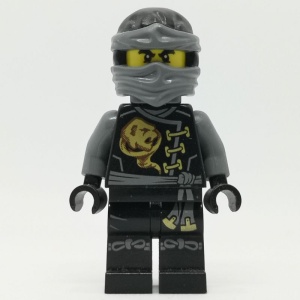 njo199a-G Ninjago: Cole met nekbescherming gebruikt *0M0000