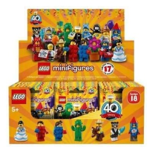 Set 6213825 COMPLETE DOOS 60 Minifigs serie 18 (Feest) NIEUW *0M0000