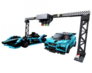 Set 76898 Formula E Panasonic Racing GEN 2 Car & Jagur I-pace NIEUW 1B004