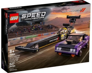Set 76904 Mopar Dodge SRT Top Fuel Dragster and 1970 Di\odge Challanger NIEUW B036