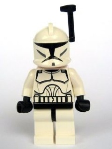 sw200a Star Wars:Clone Trooper Clone wars helmet anetenna NIEUW *0M0000