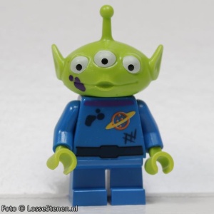 toy014 TOY STORY- Alien paarse moddervlek op wang NIEUW *0M0000