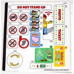 10261stk01 STICKER 10261 Roller Coaster NIEUW *0S0000